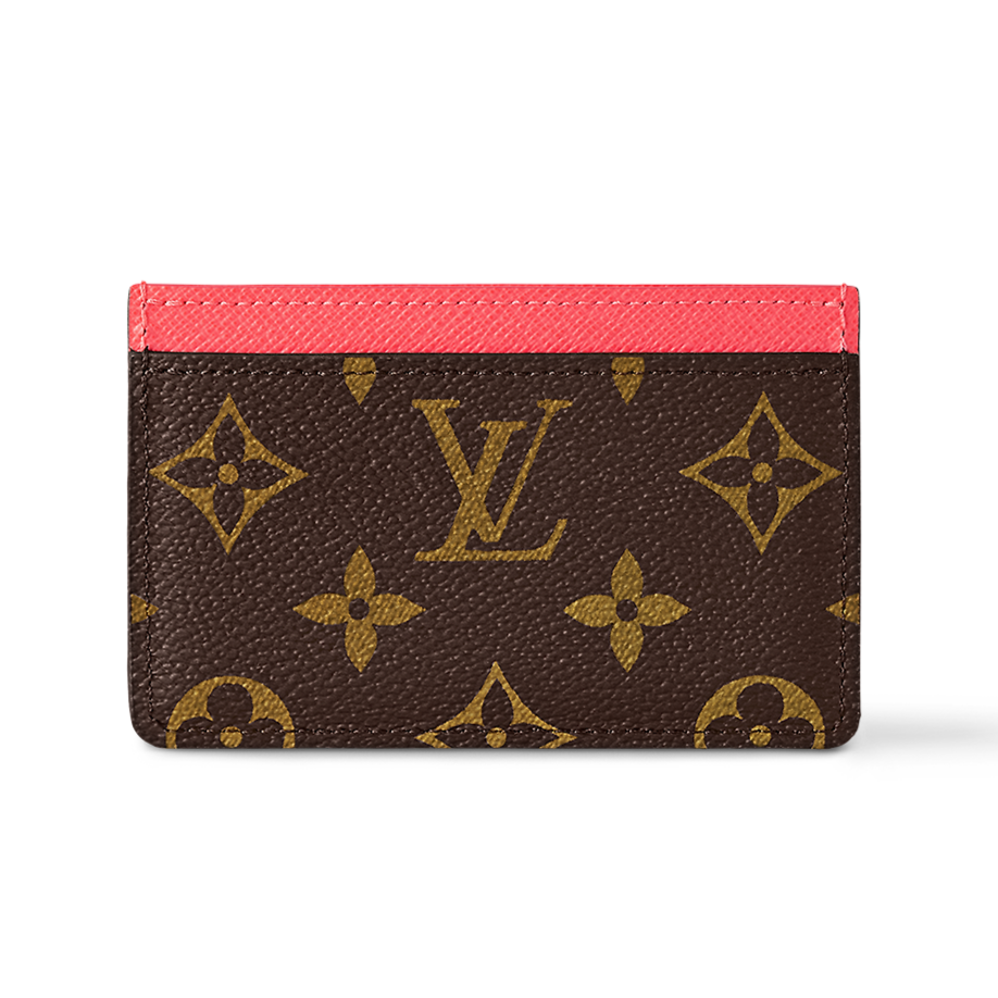 Louis Vuitton Card Holder  Brown painted edition