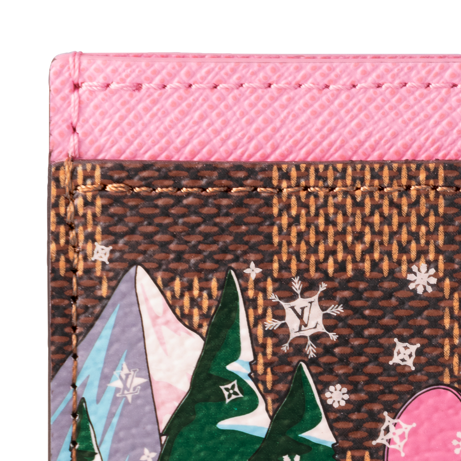 Louis Vuitton Card Holder  Brown painted edition 2