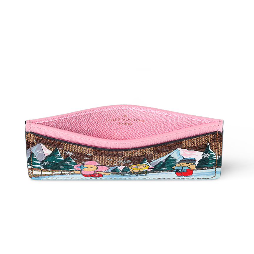 Louis Vuitton Card Holder  Brown painted edition 2