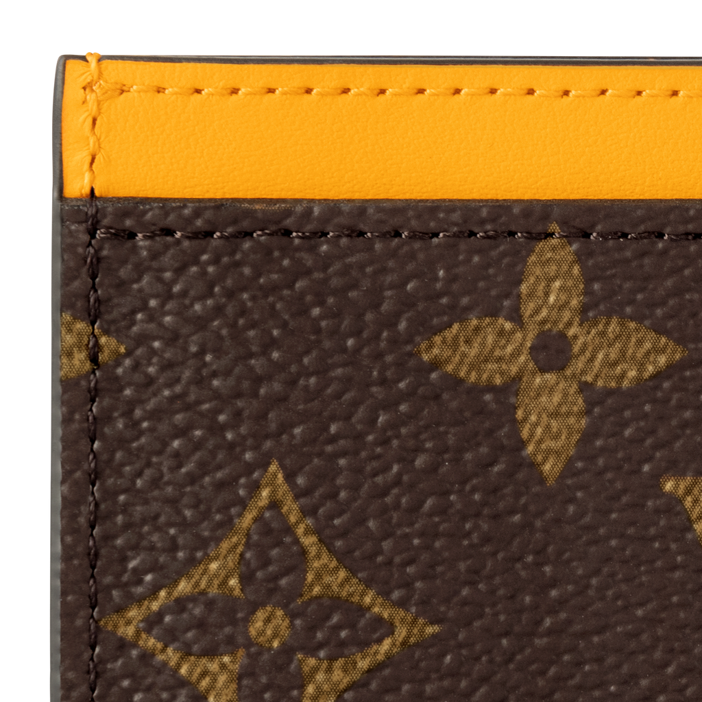 Louis Vuitton  Card Holder PM yellow brown