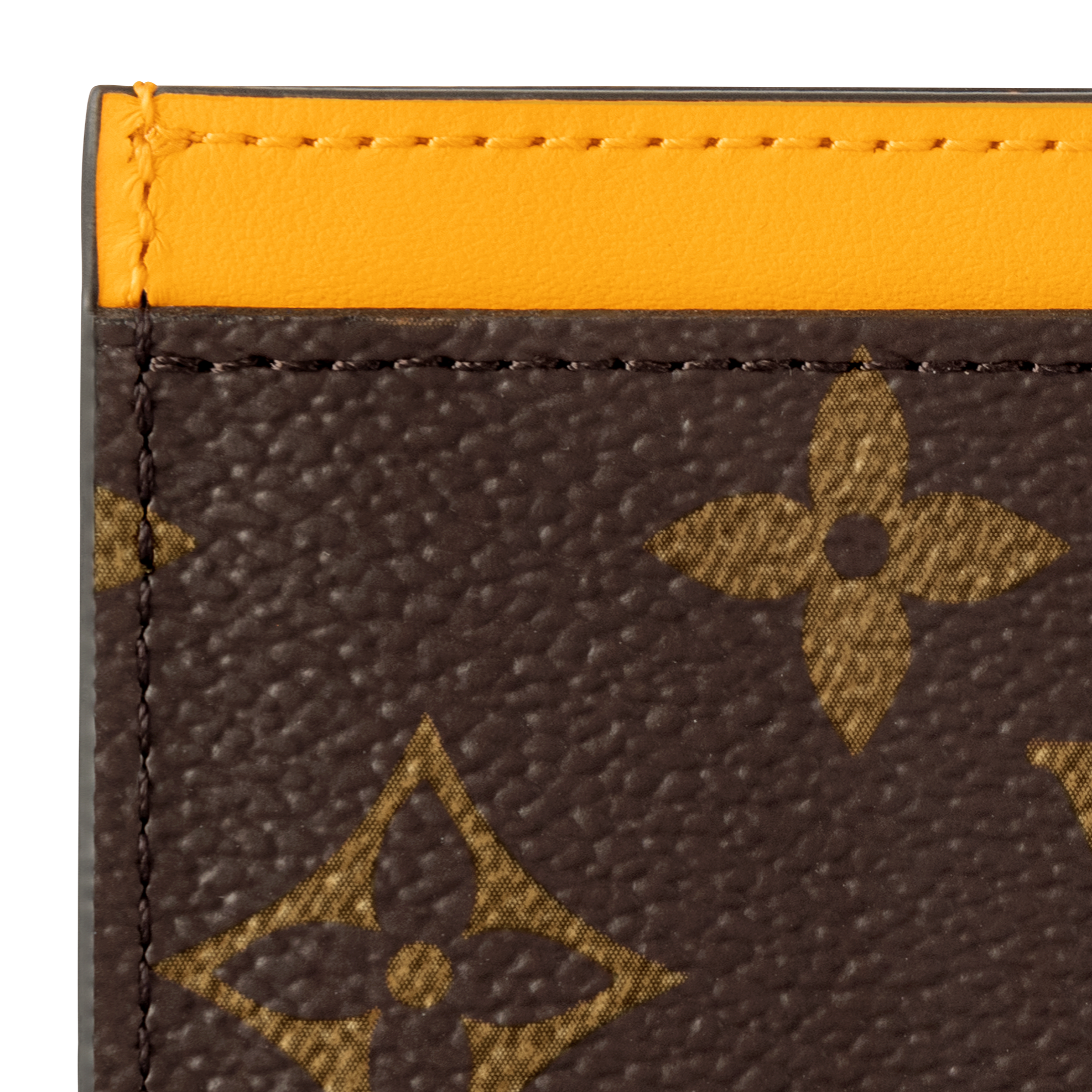 Louis Vuitton  Card Holder PM yellow brown