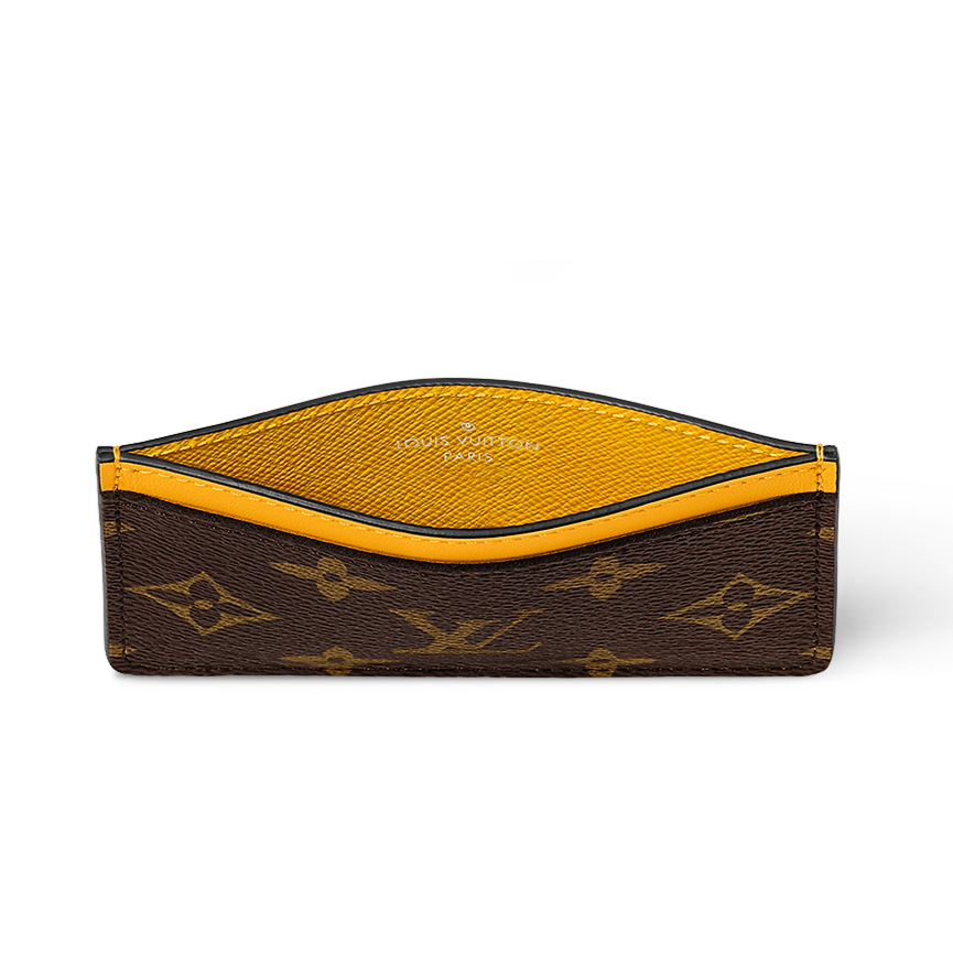 Louis Vuitton  Card Holder PM yellow brown