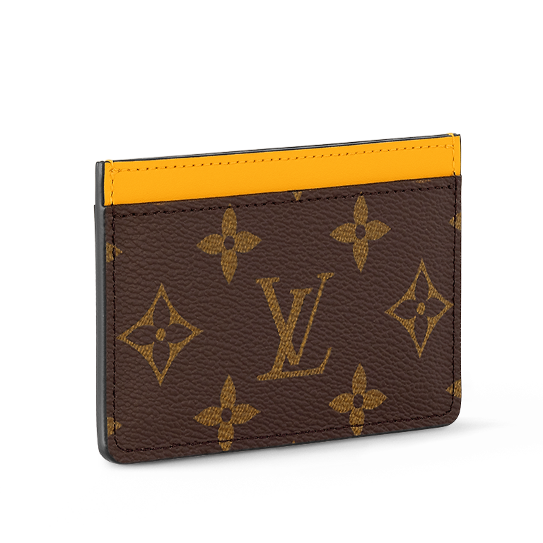 Louis Vuitton  Card Holder PM yellow brown