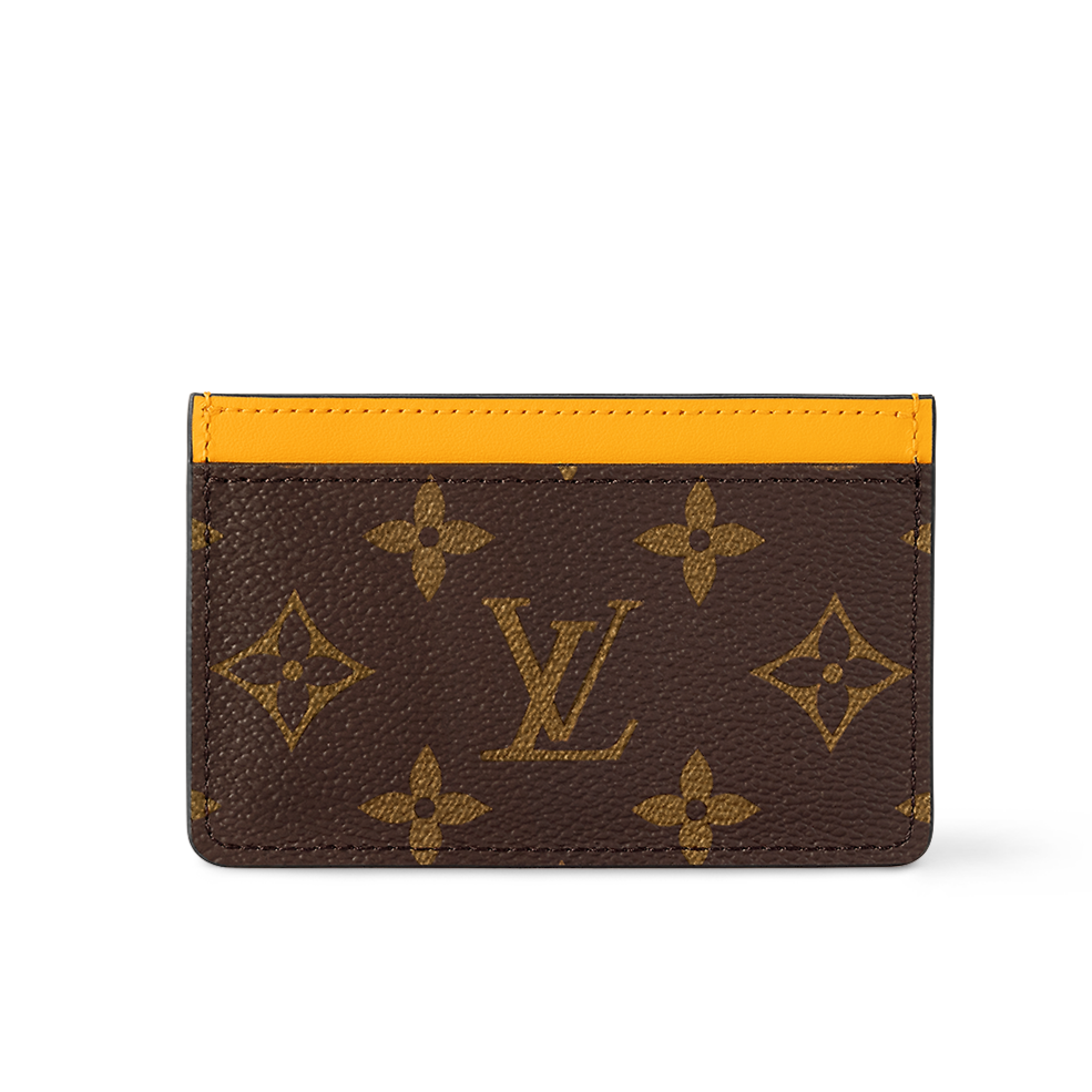 Louis Vuitton  Card Holder PM yellow brown