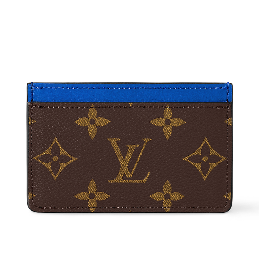 Louis Vuitton  Card Holder PM blue brown