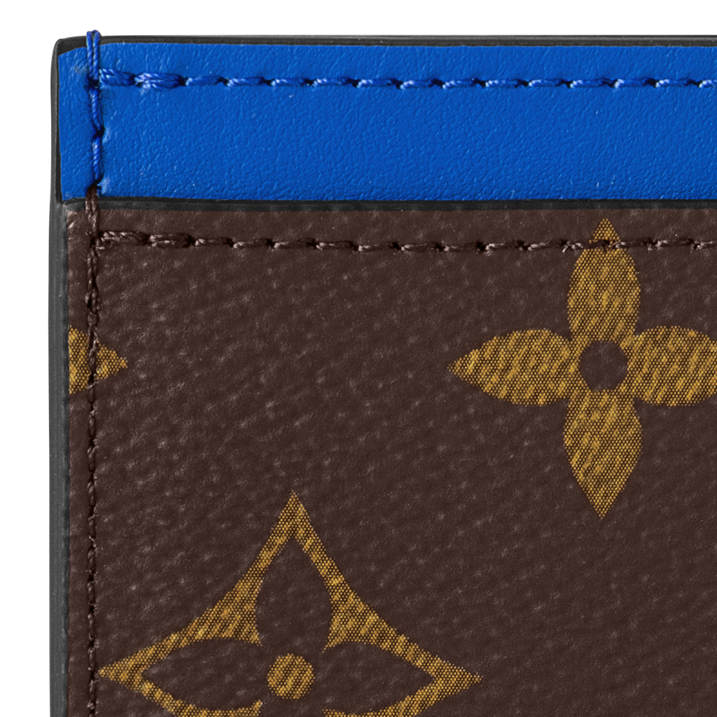 Louis Vuitton  Card Holder PM blue brown