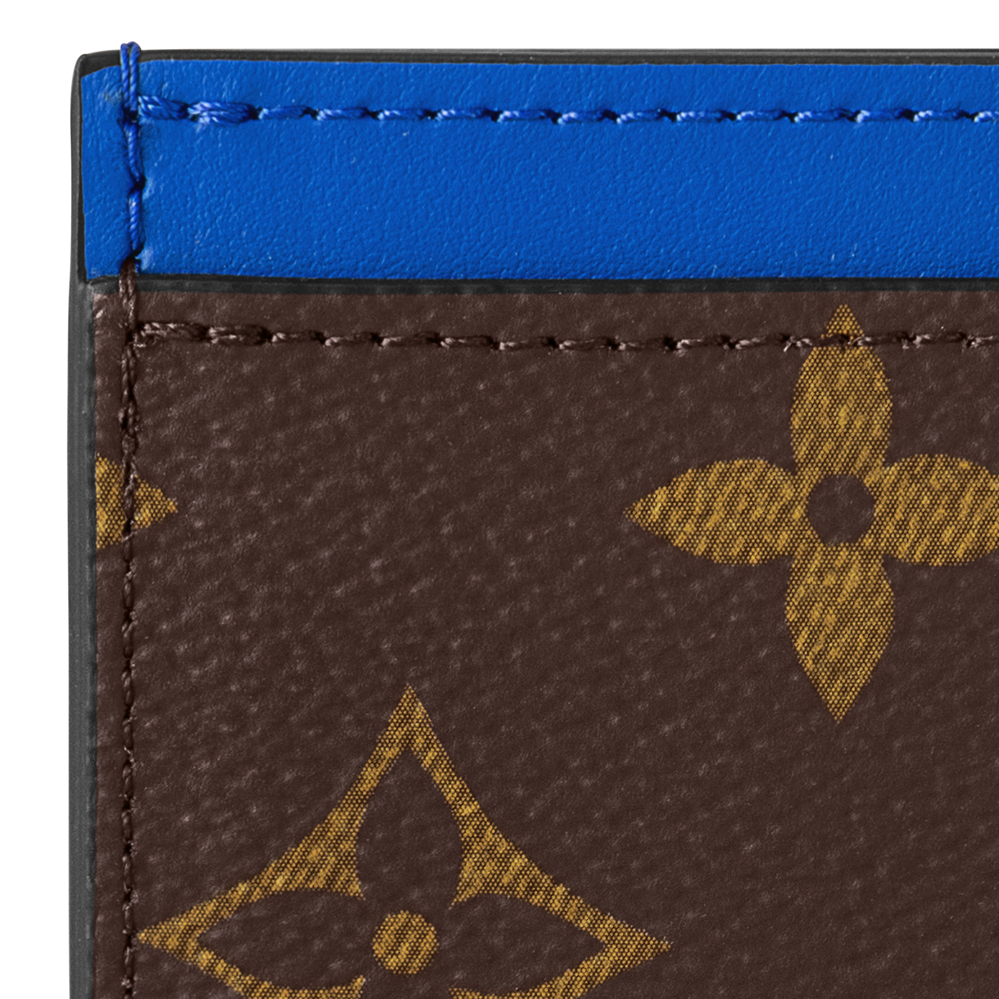 Louis Vuitton  Card Holder PM blue brown