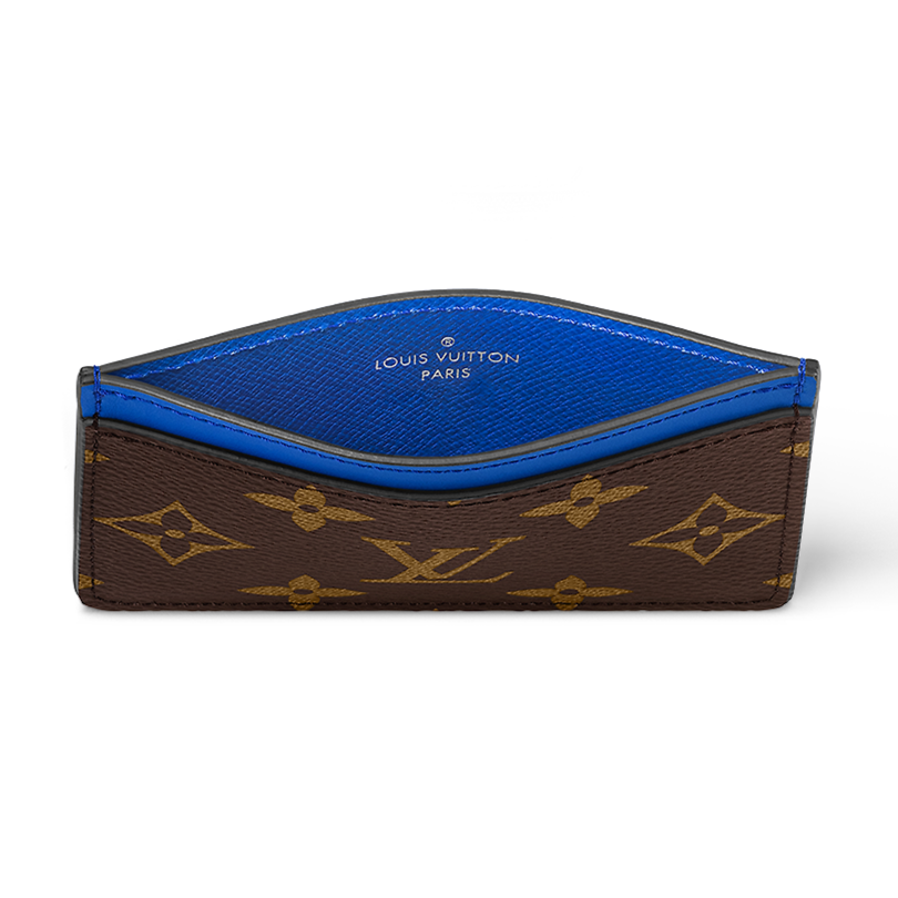 Louis Vuitton  Card Holder PM blue brown
