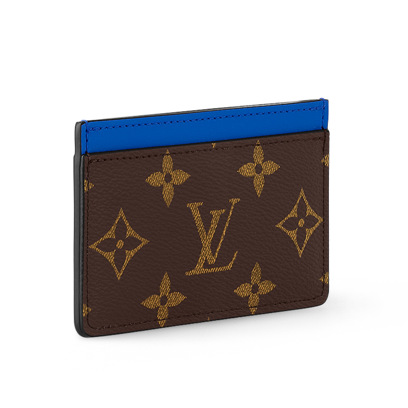 Louis Vuitton  Card Holder PM blue brown