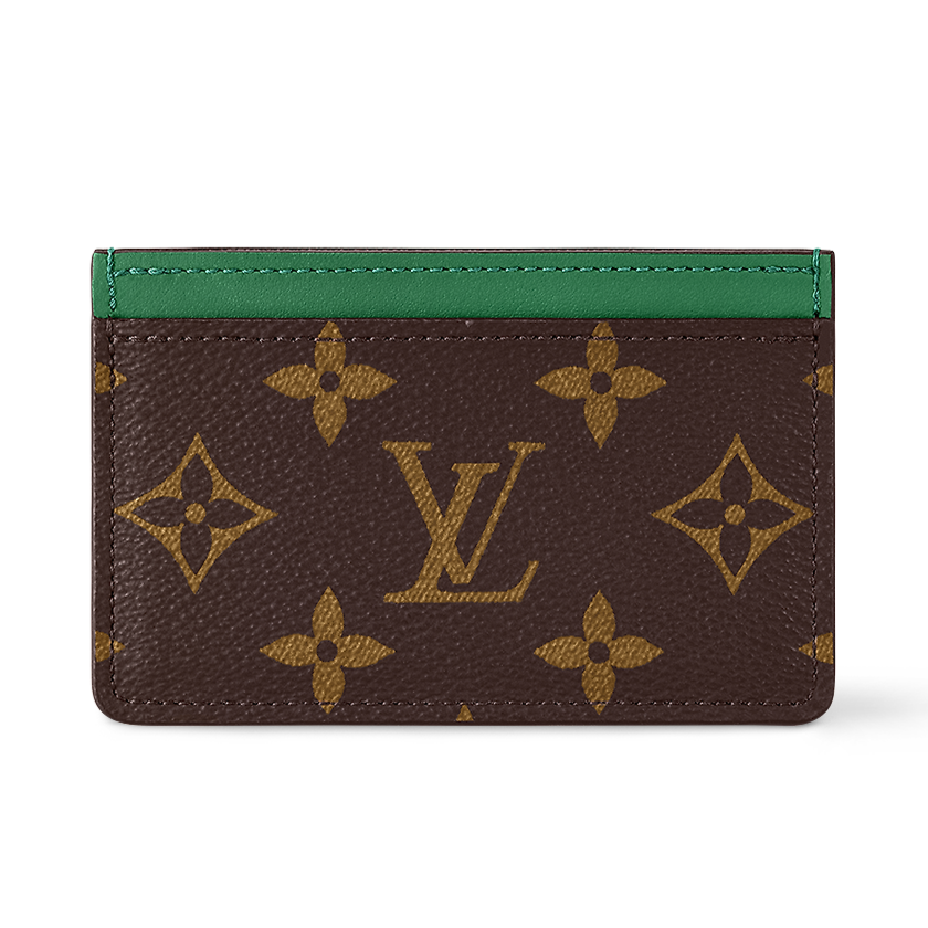Louis Vuitton  Card Holder PM Green brown