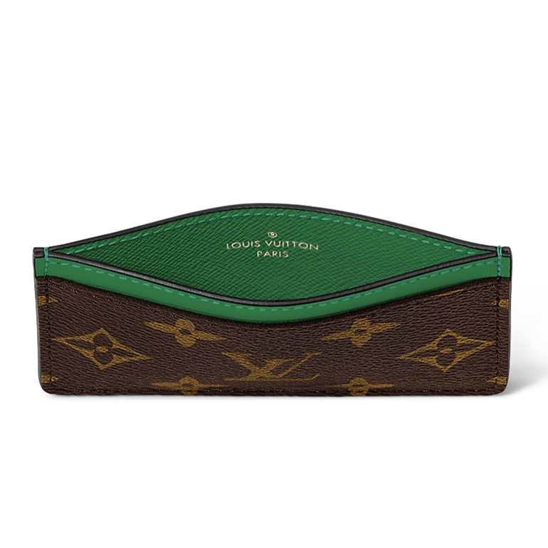 Louis Vuitton  Card Holder PM Green brown