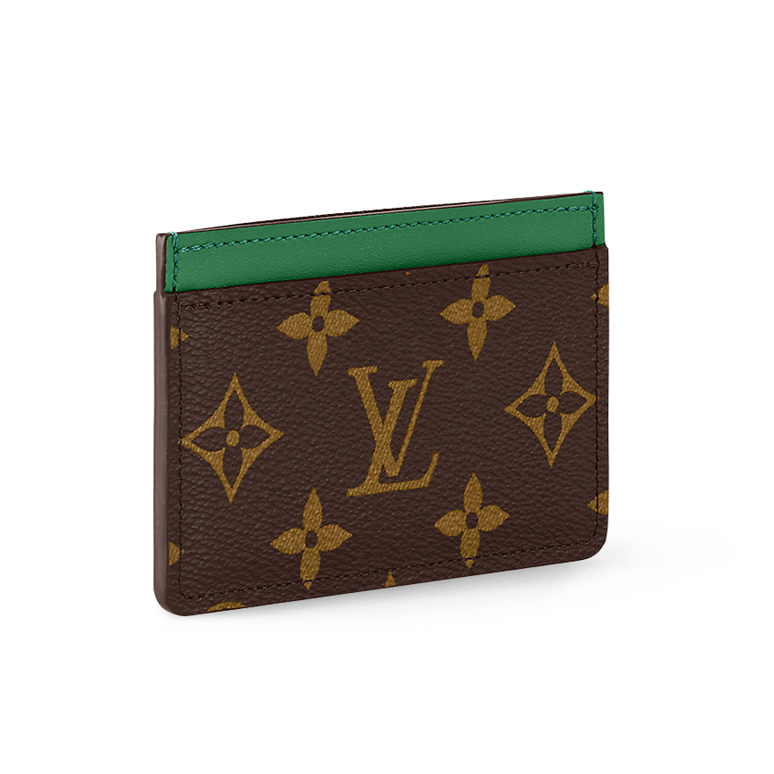 Louis Vuitton  Card Holder PM Green brown