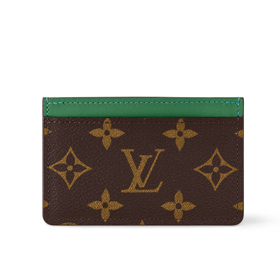 Louis Vuitton  Card Holder PM Green brown