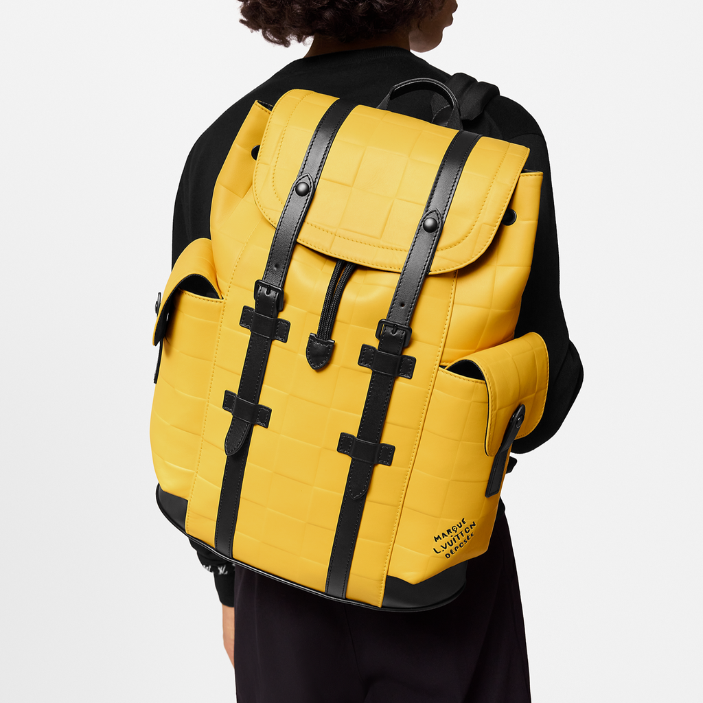 Louis Vuitton Christopher MM yellow malquie