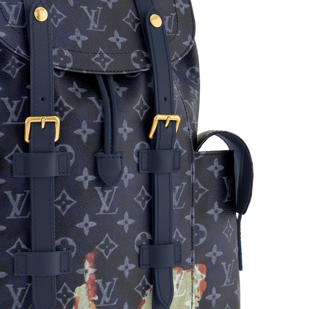 Louis Vuitton  Christopher Blue Pattern