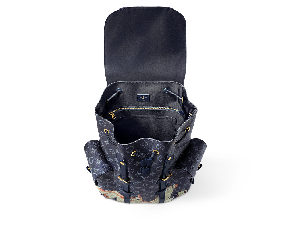 Louis Vuitton  Christopher Blue Pattern