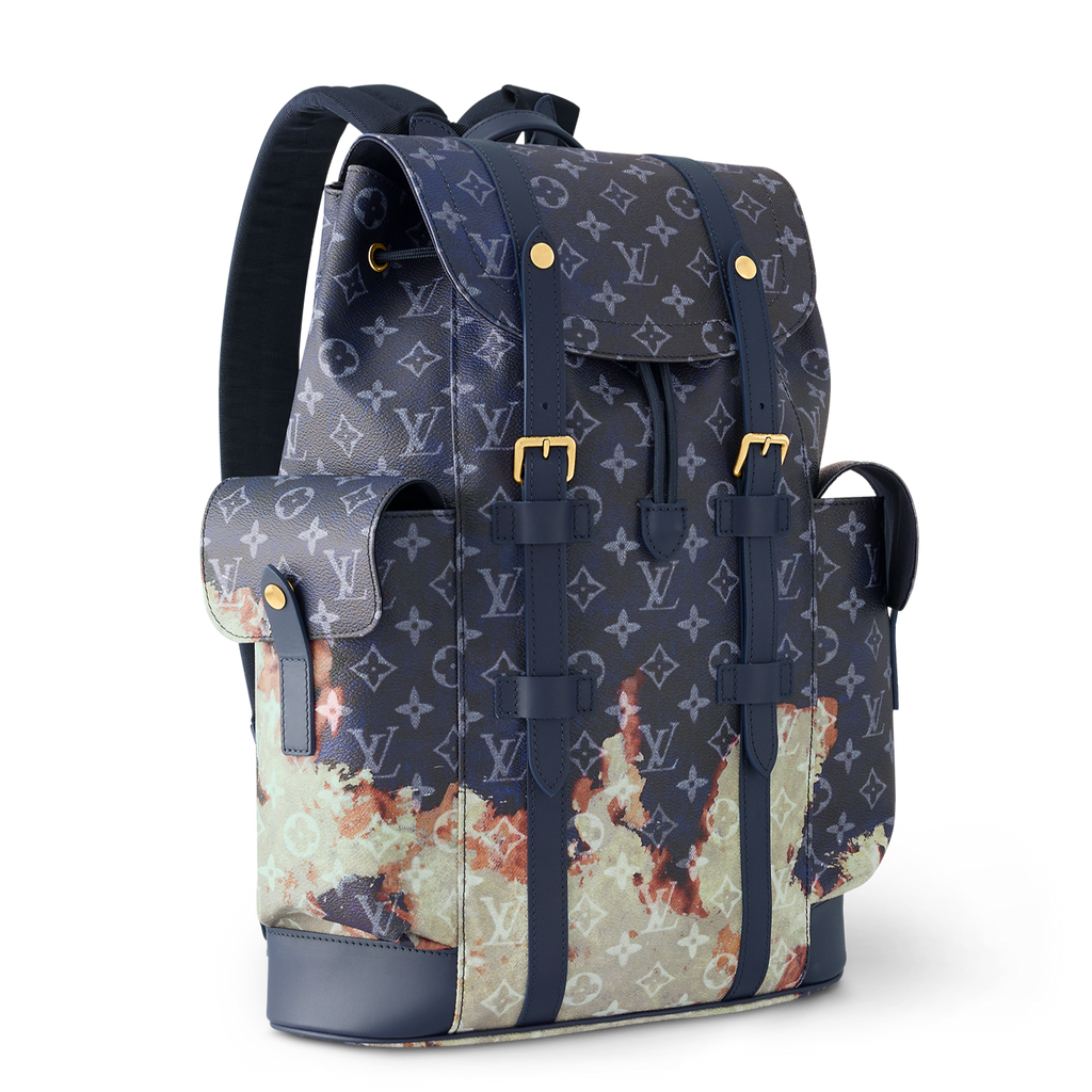 Louis Vuitton  Christopher Blue Pattern