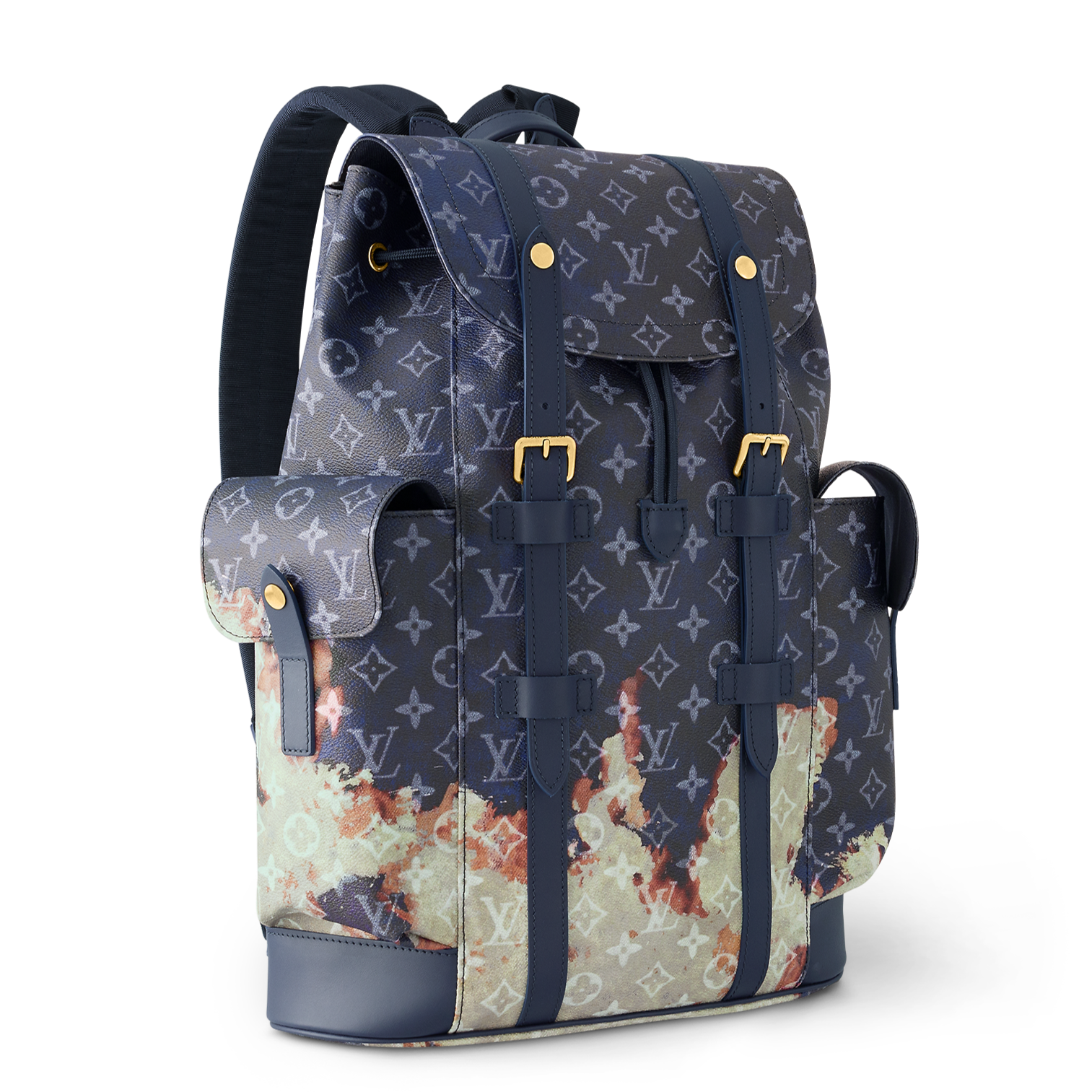 Louis Vuitton  Christopher Blue Pattern