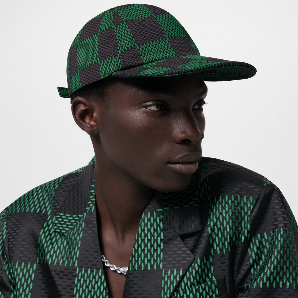 LOUIS VUITTON LV Damier Pop Cap green