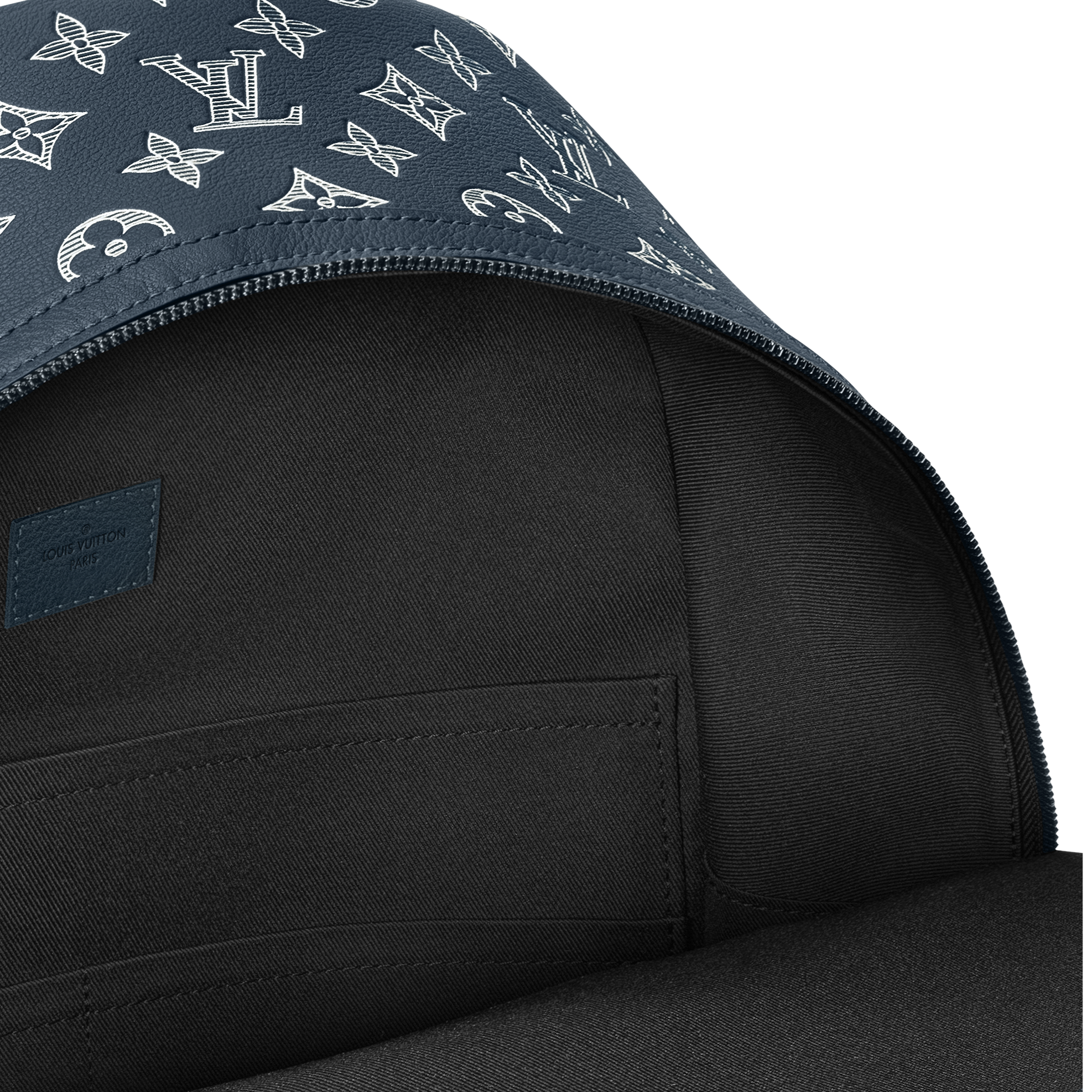 LV Discovery Backpack blue shade