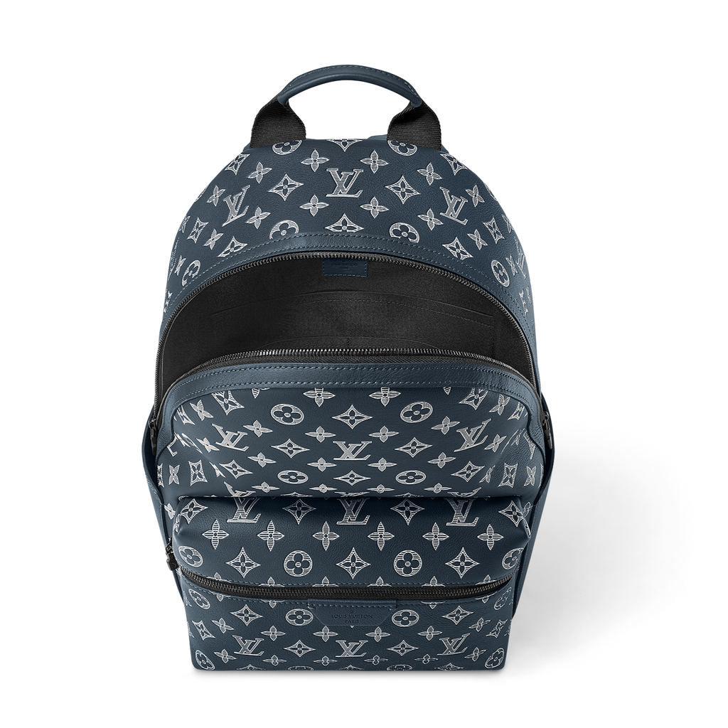 LV Discovery Backpack blue shade