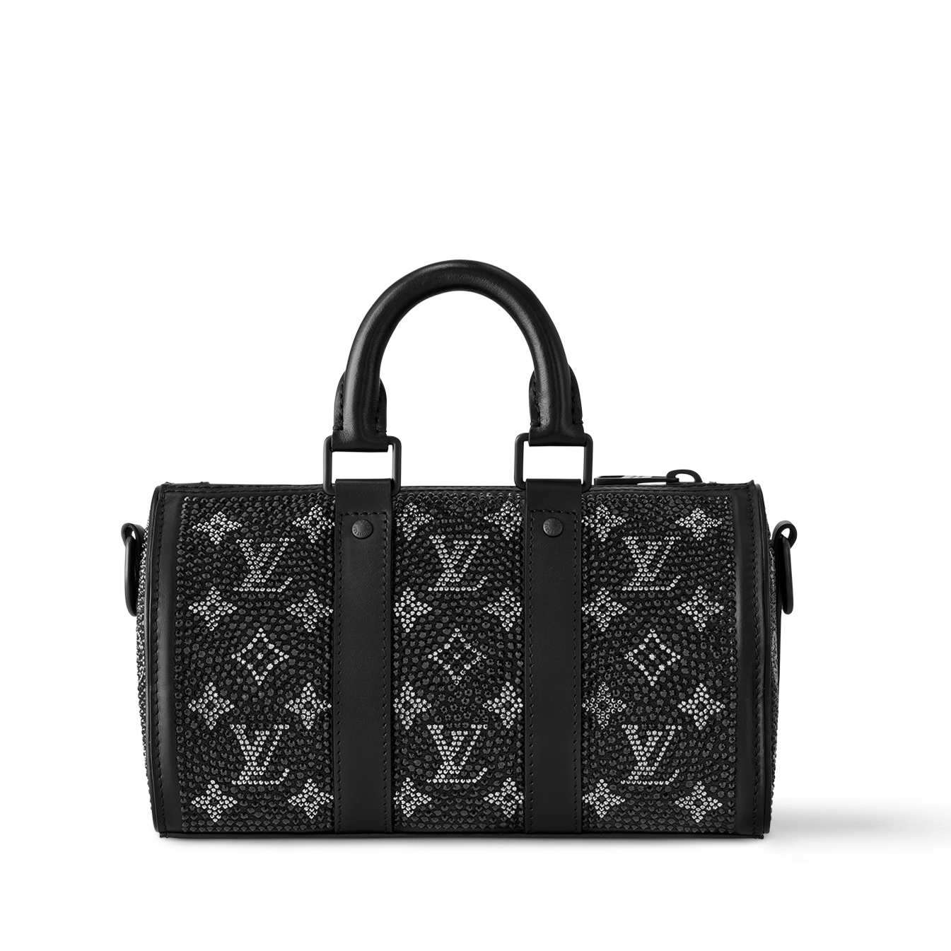 Louis Vuitton Keepall Bandouli re 25 Black stone