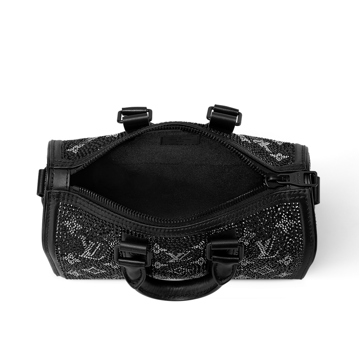 Louis Vuitton Keepall Bandouli re 25 Black stone