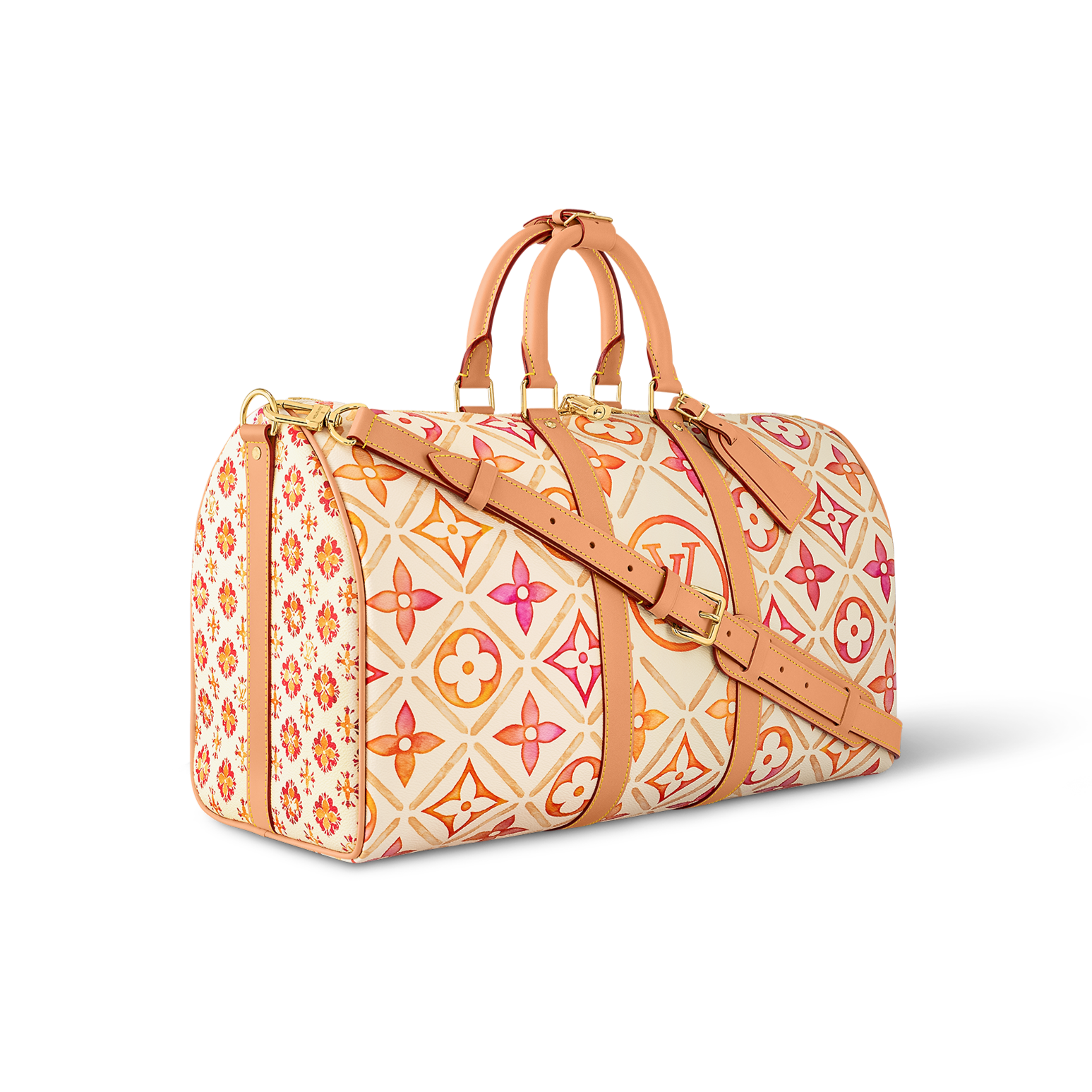 Louis Vuitton Keepall Bandouli re 45 pink