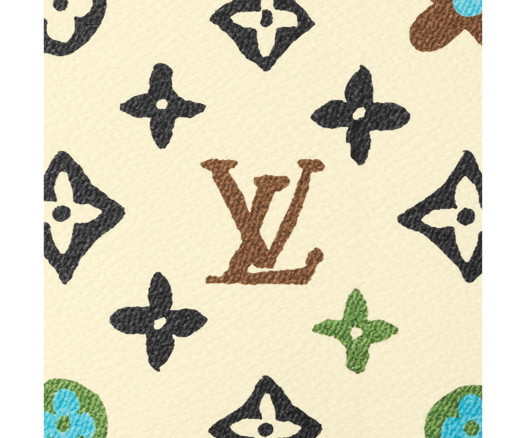 Louis Vuitton Keepall Bandouli re 45 white pattern