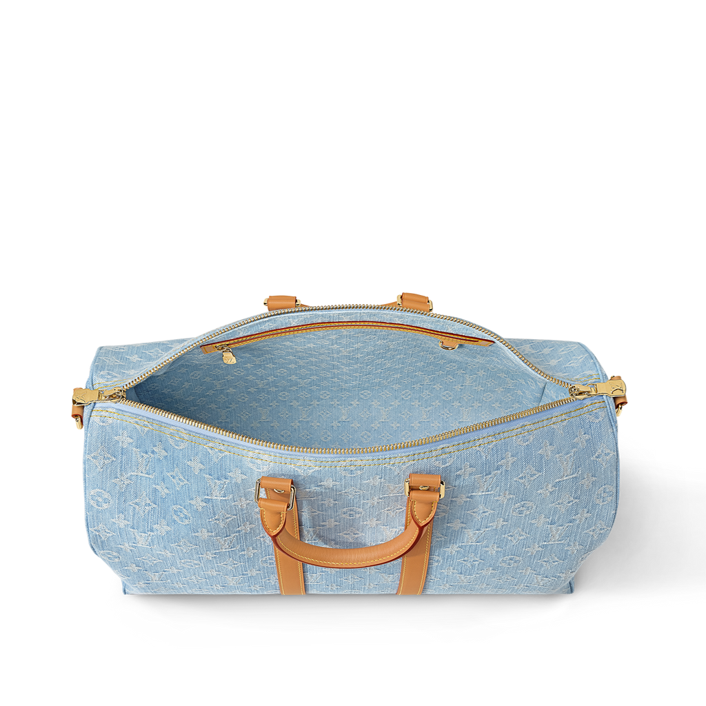 Louis Vuitton Keepall Bandouli re 45 Denim