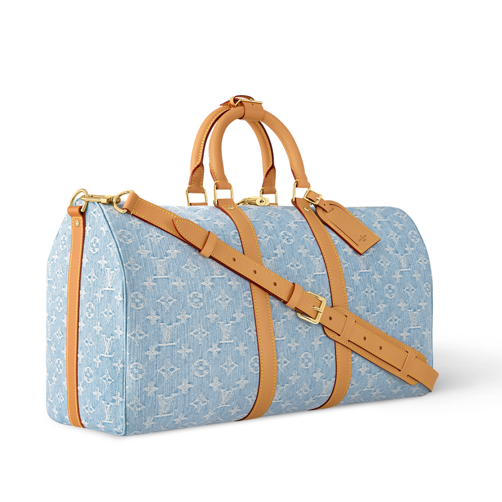 Louis Vuitton Keepall Bandouli re 45 Denim