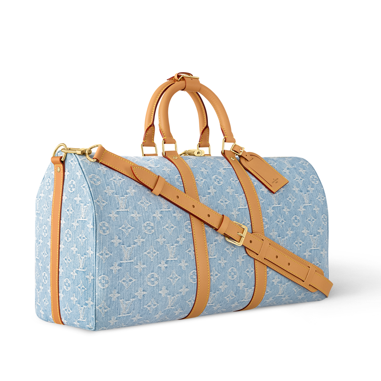 Louis Vuitton Keepall Bandouli re 45 Denim
