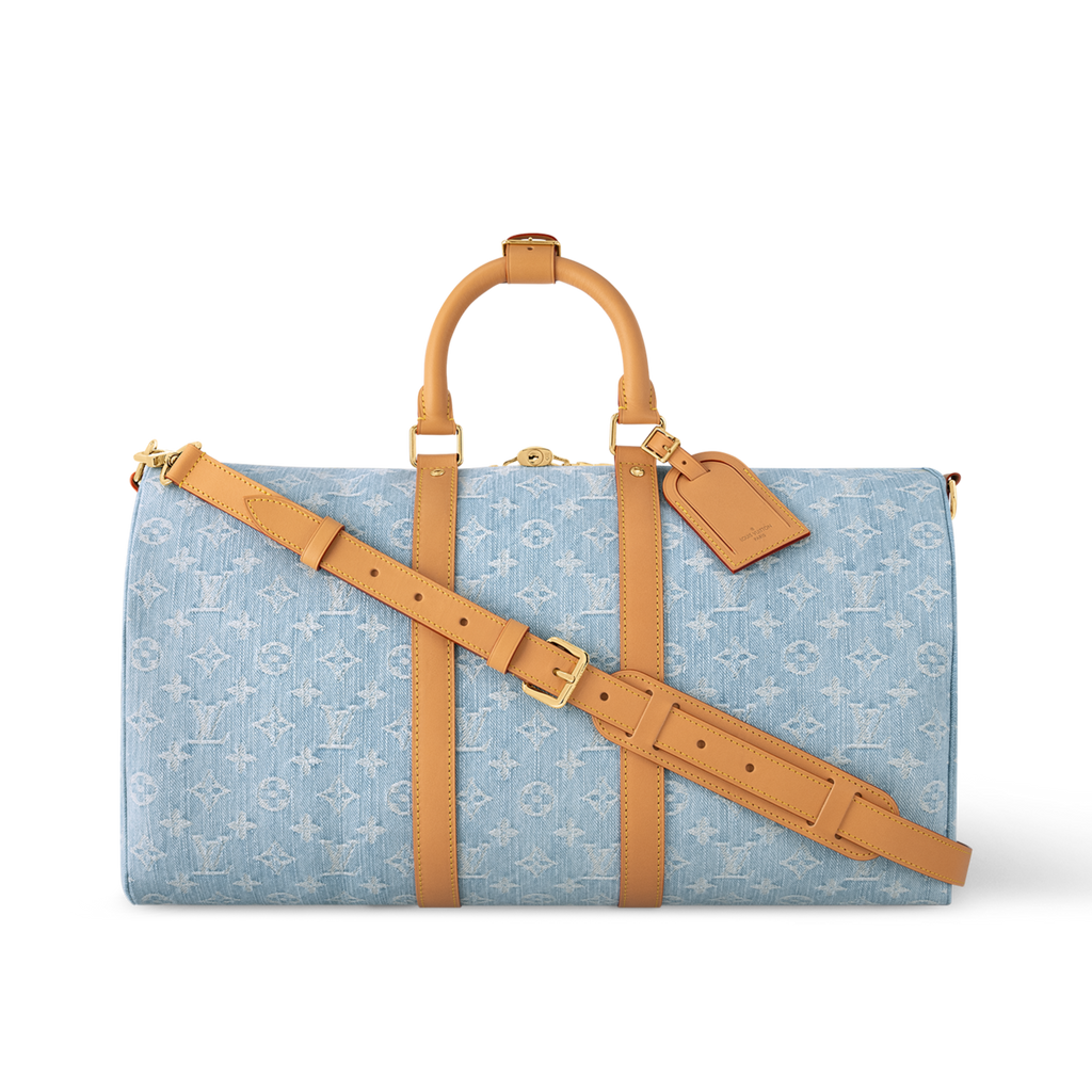 Louis Vuitton Keepall Bandouli re 45 Denim