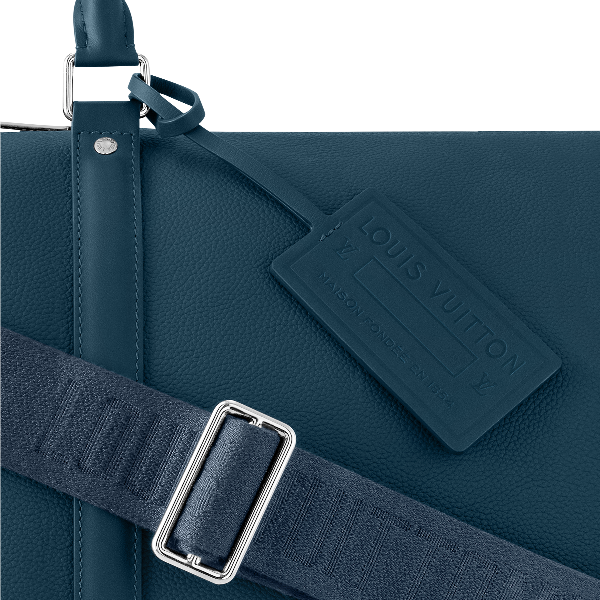 Louis Vuitton Keepall Bandouli re 50 Green Blue