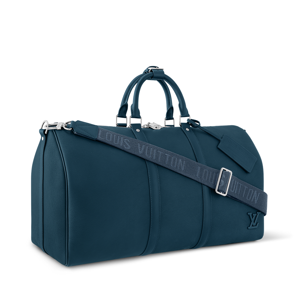 Louis Vuitton Keepall Bandouli re 50 Green Blue