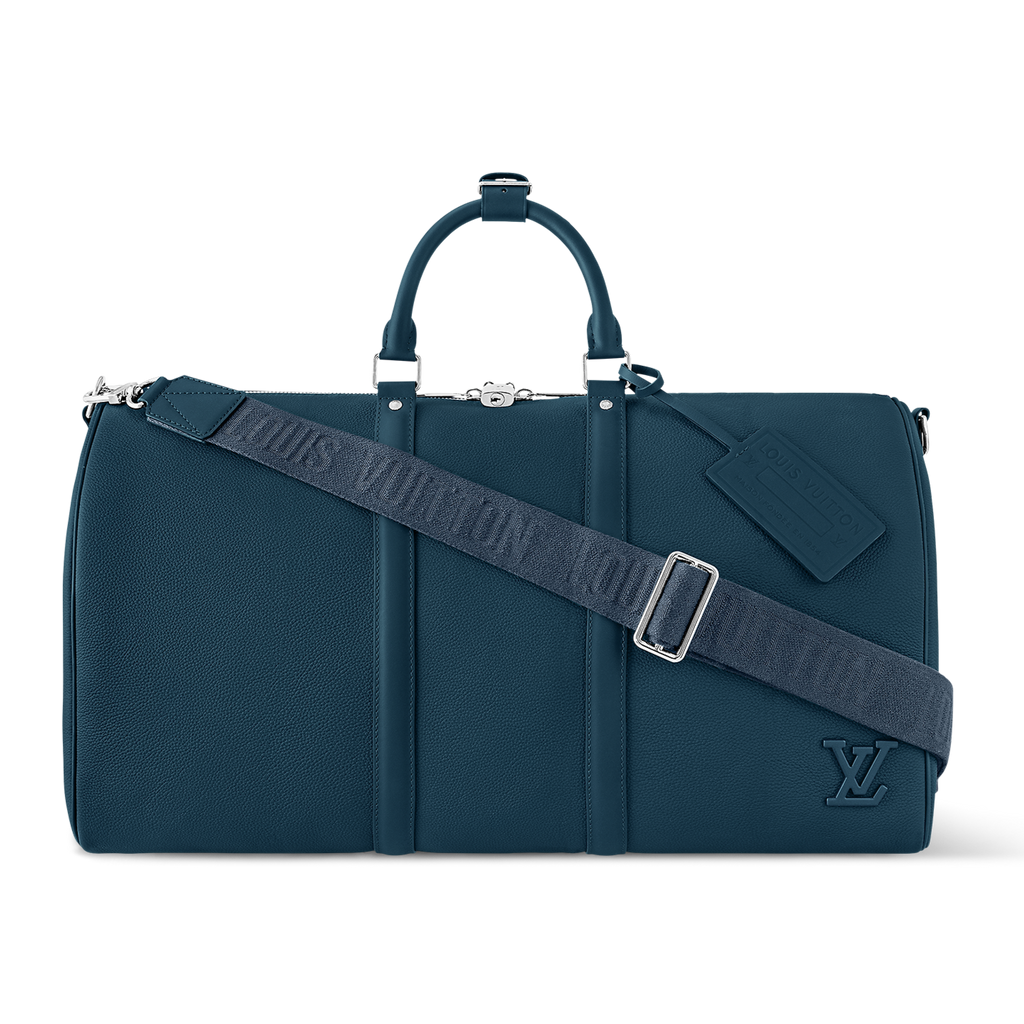 Louis Vuitton Keepall Bandouli re 50 Green Blue