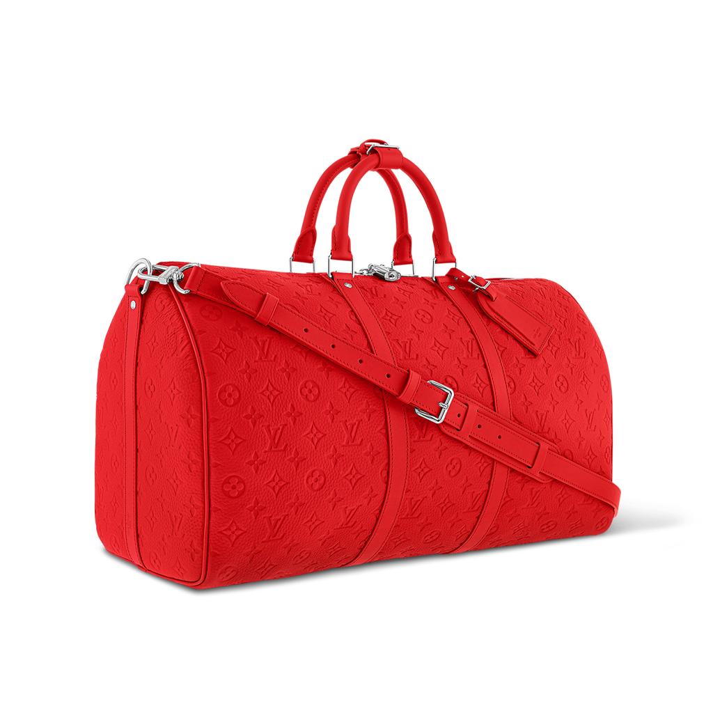 Louis Vuitton Keepall Bandouli re 50 RED