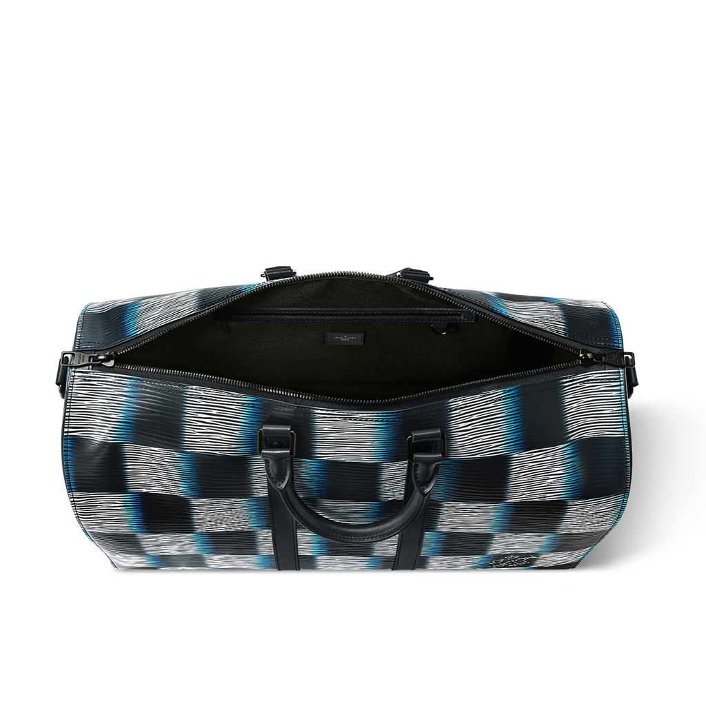 Louis Vuitton  Keepall Bandouli blue and white