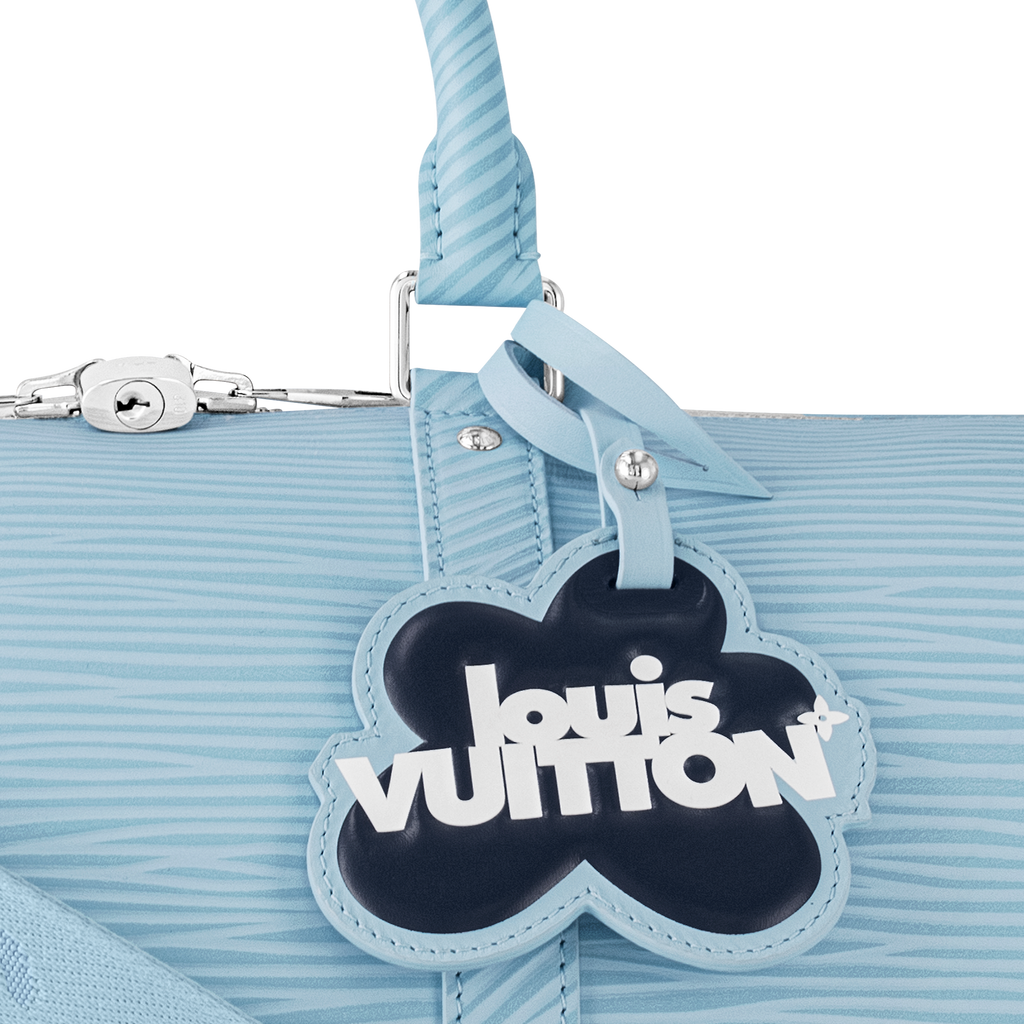 Louis Vuitton Keepall Bandouli re 50 SKY BLUE