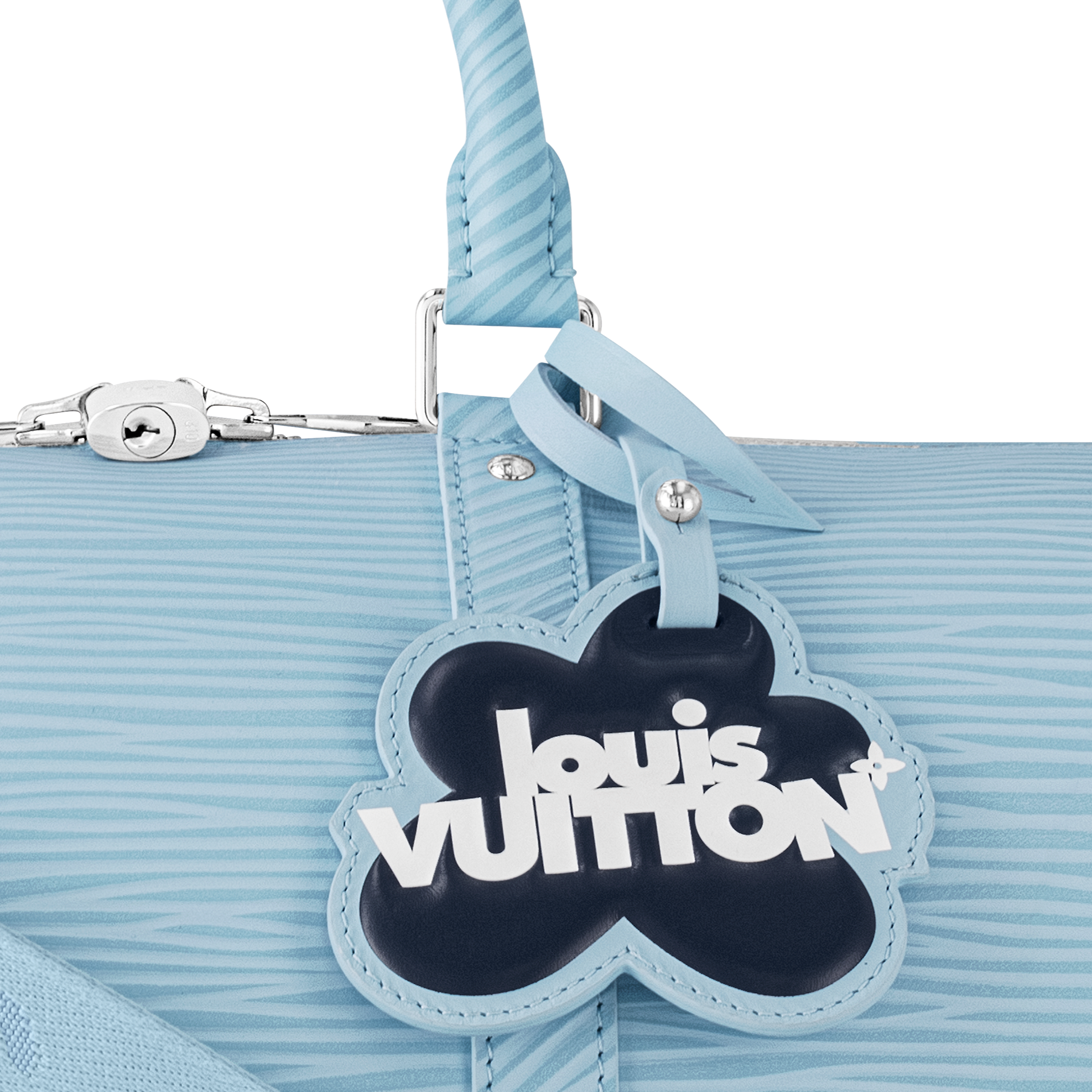 Louis Vuitton Keepall Bandouli re 50 SKY BLUE