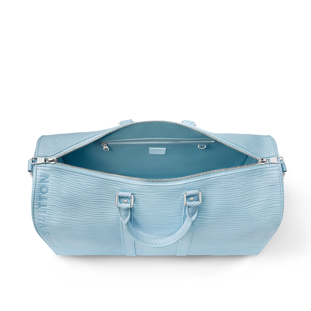 Louis Vuitton Keepall Bandouli re 50 SKY BLUE