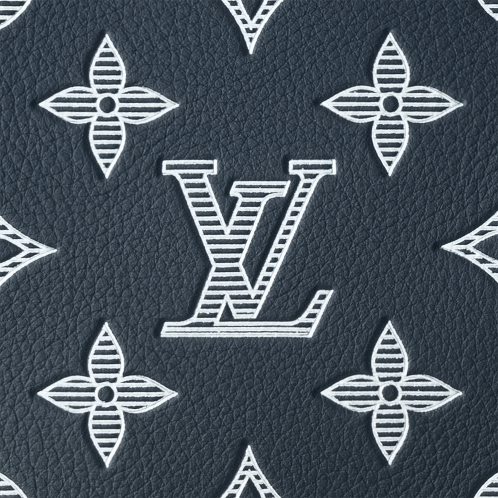 Louis Vuitton Keepall Bandouli re 50 Blue pattern