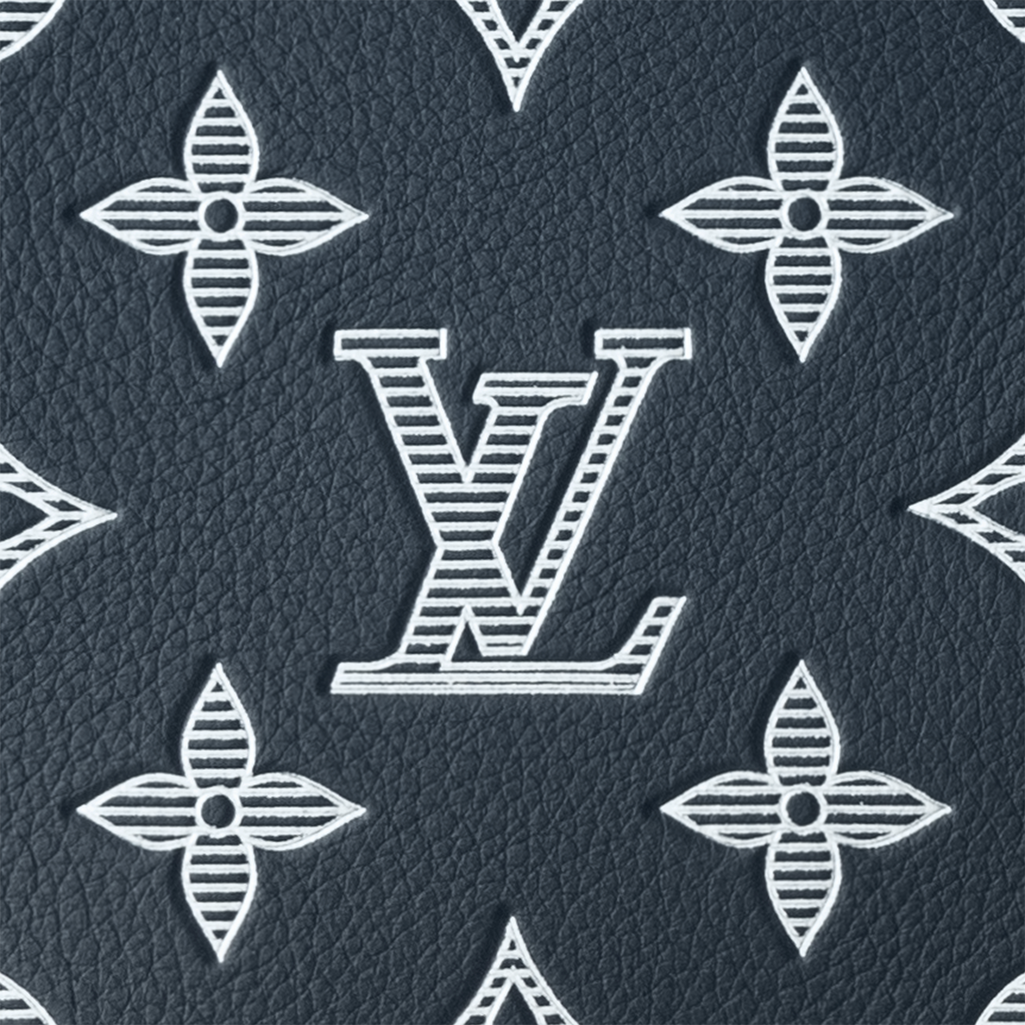 Louis Vuitton Keepall Bandouli re 50 Blue pattern