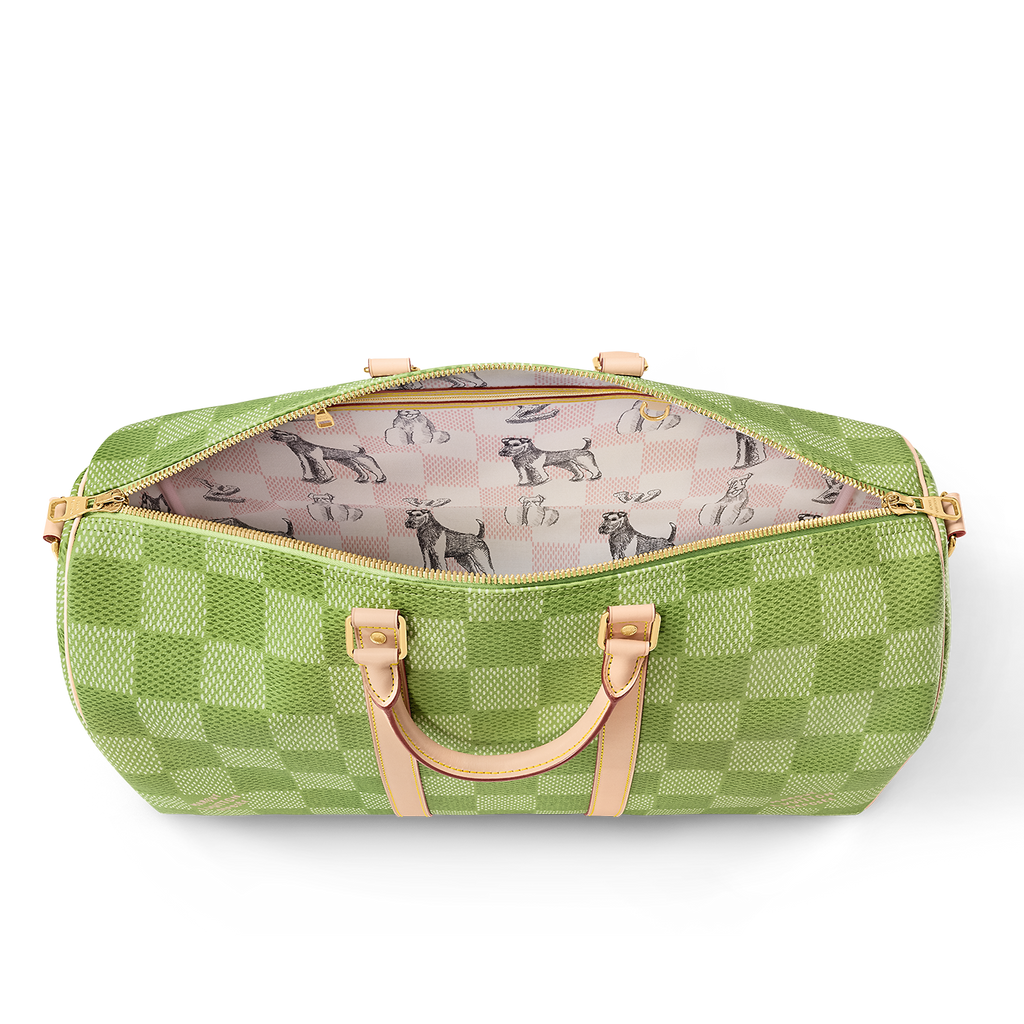 Louis Vuitton Keepall Bandouli re 50 green shade