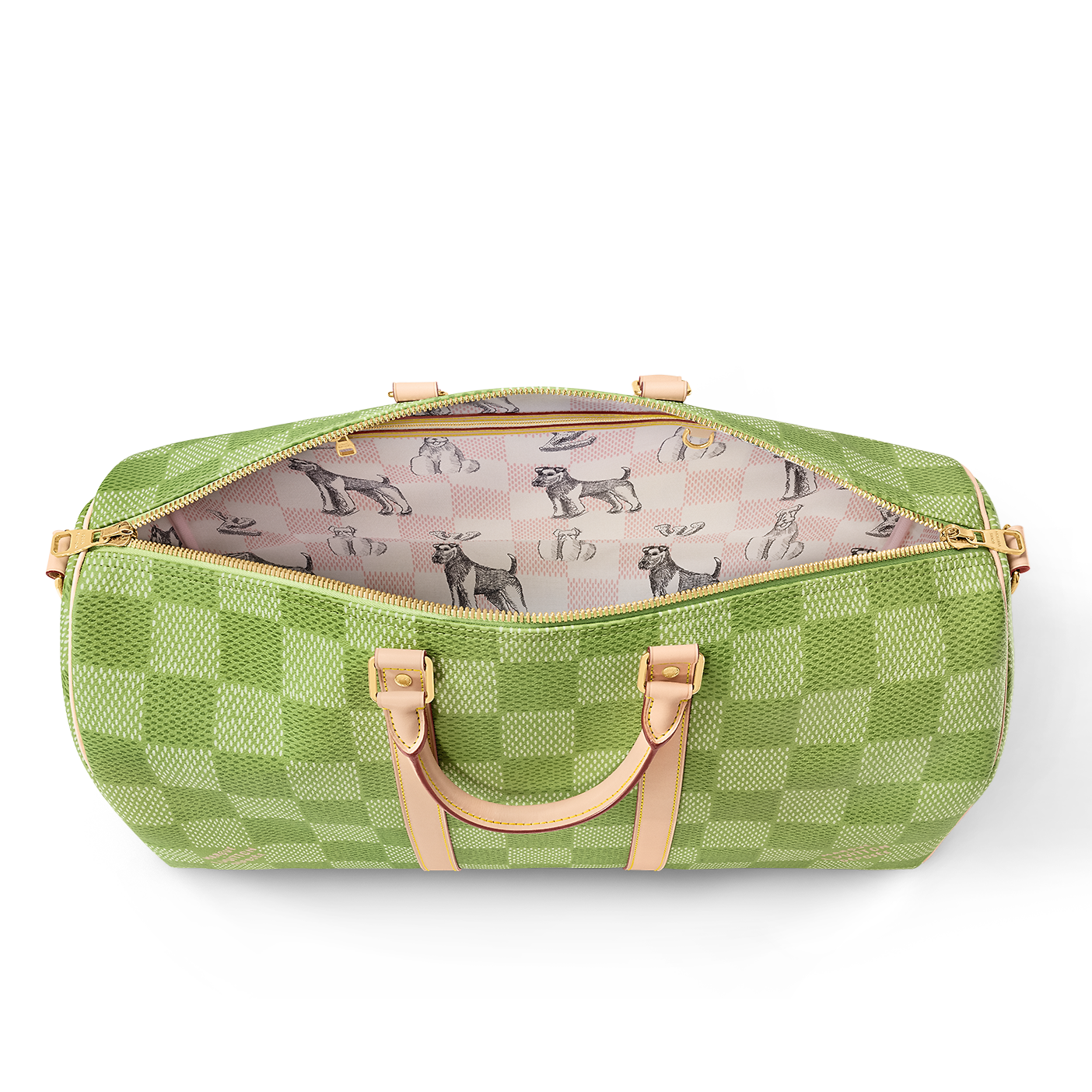 Louis Vuitton Keepall Bandouli re 50 green shade