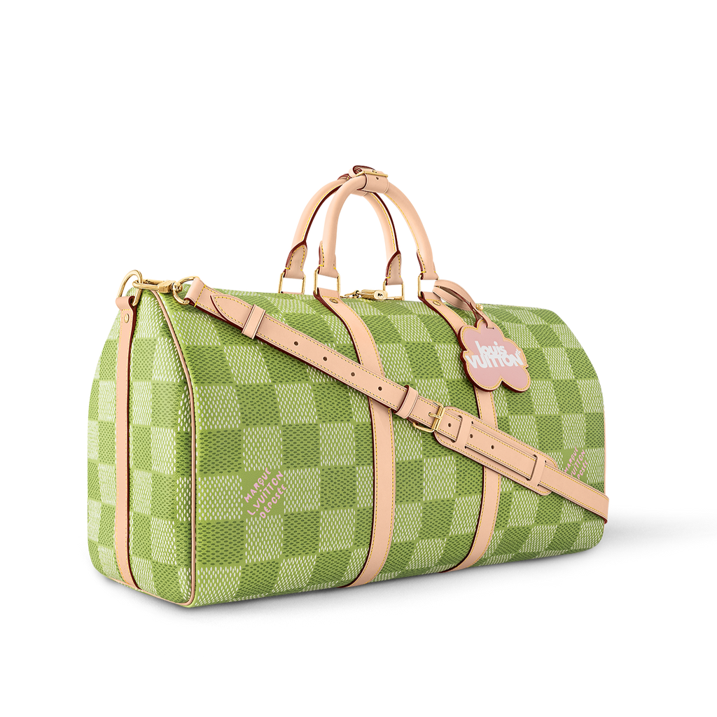 Louis Vuitton Keepall Bandouli re 50 green shade