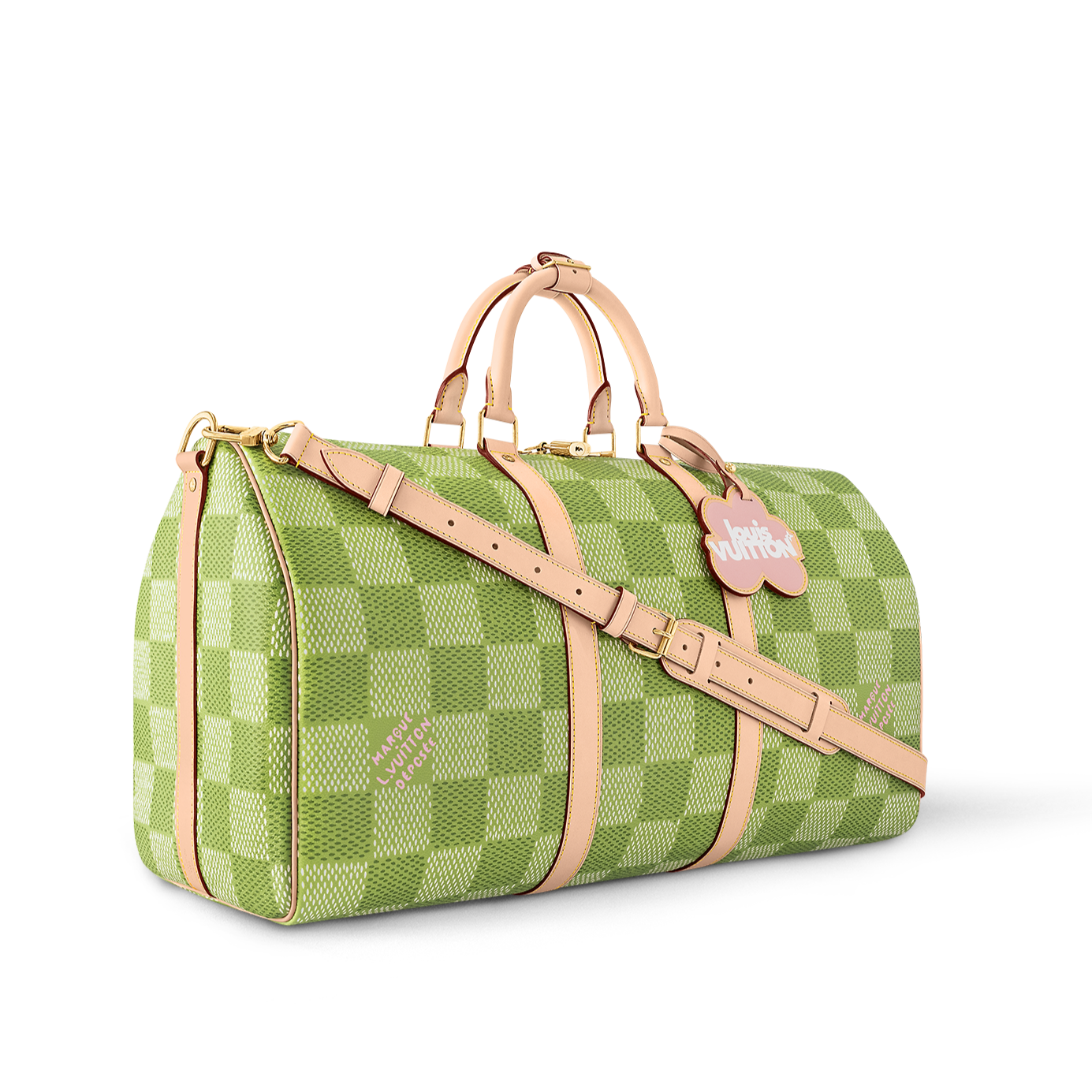 Louis Vuitton Keepall Bandouli re 50 green shade