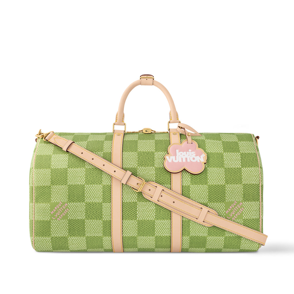 Louis Vuitton Keepall Bandouli re 50 green shade
