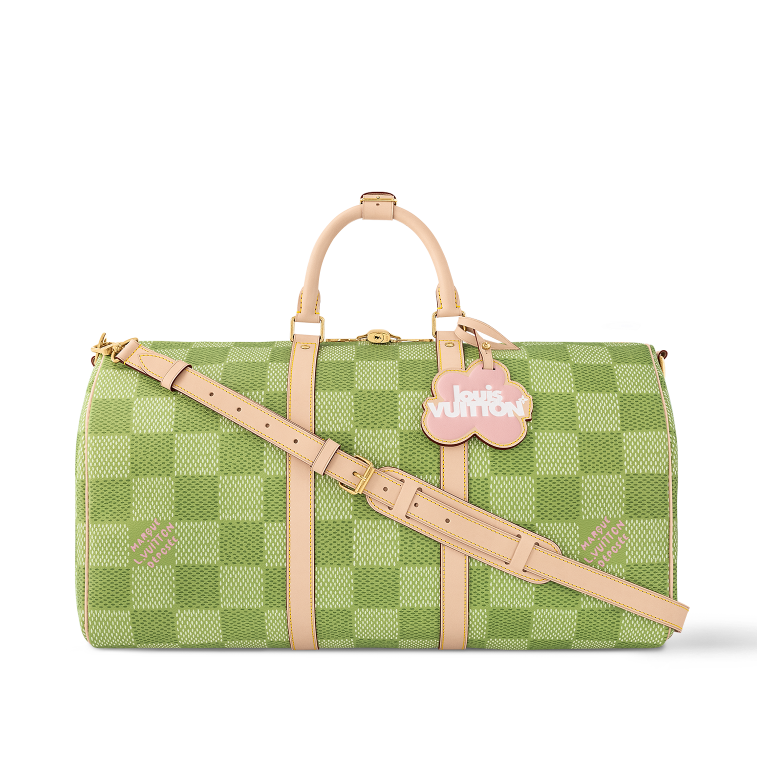 Louis Vuitton Keepall Bandouli re 50 green shade