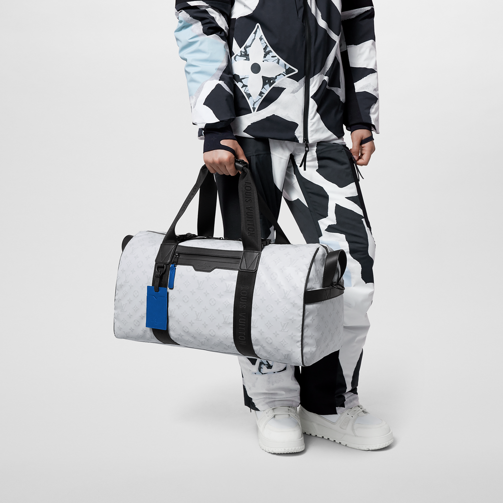 Louis Vuitton Keepall Sport white duffalo